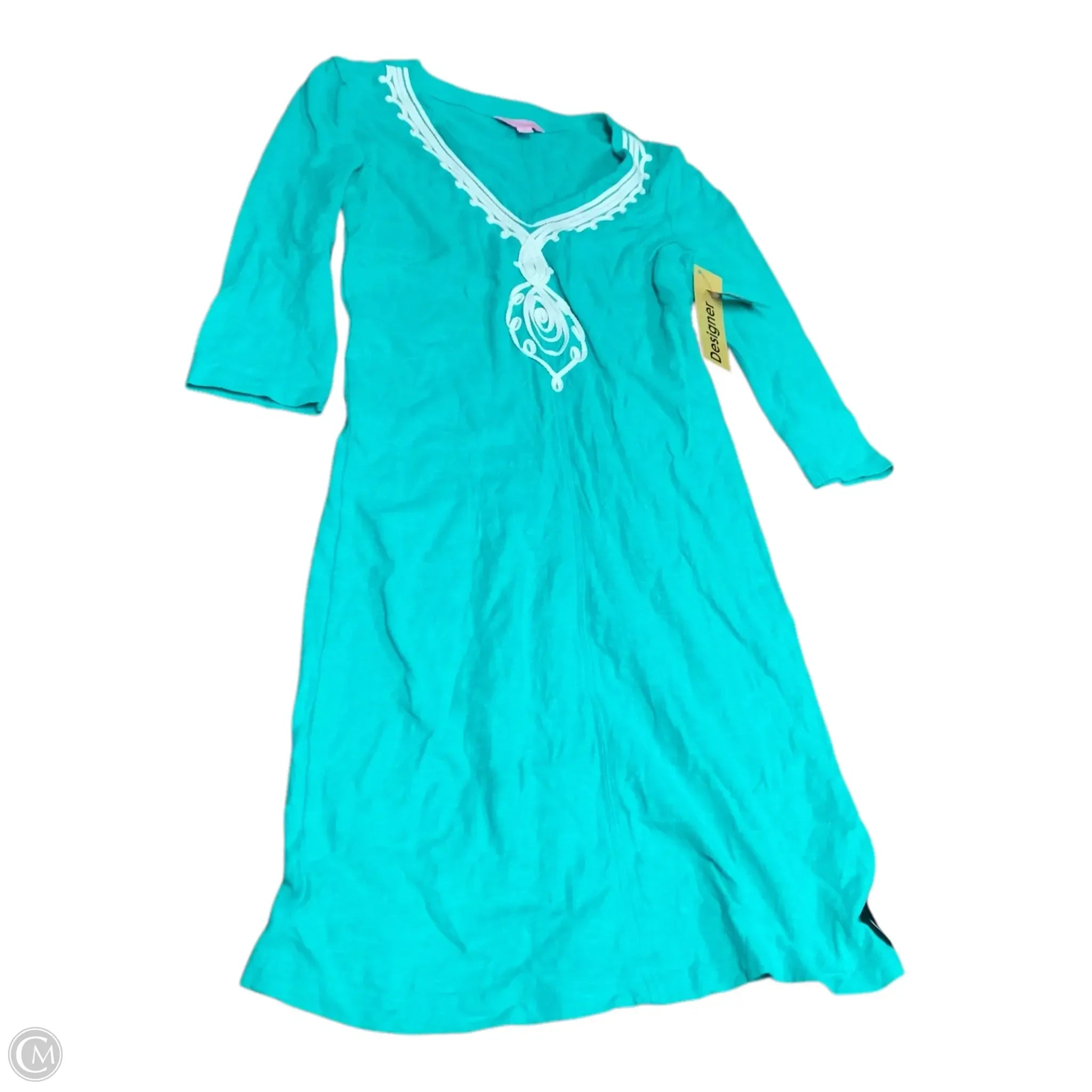 Dress Designer By Lilly Pulitzer In Blue, Size: S Tunics Hiking breathable