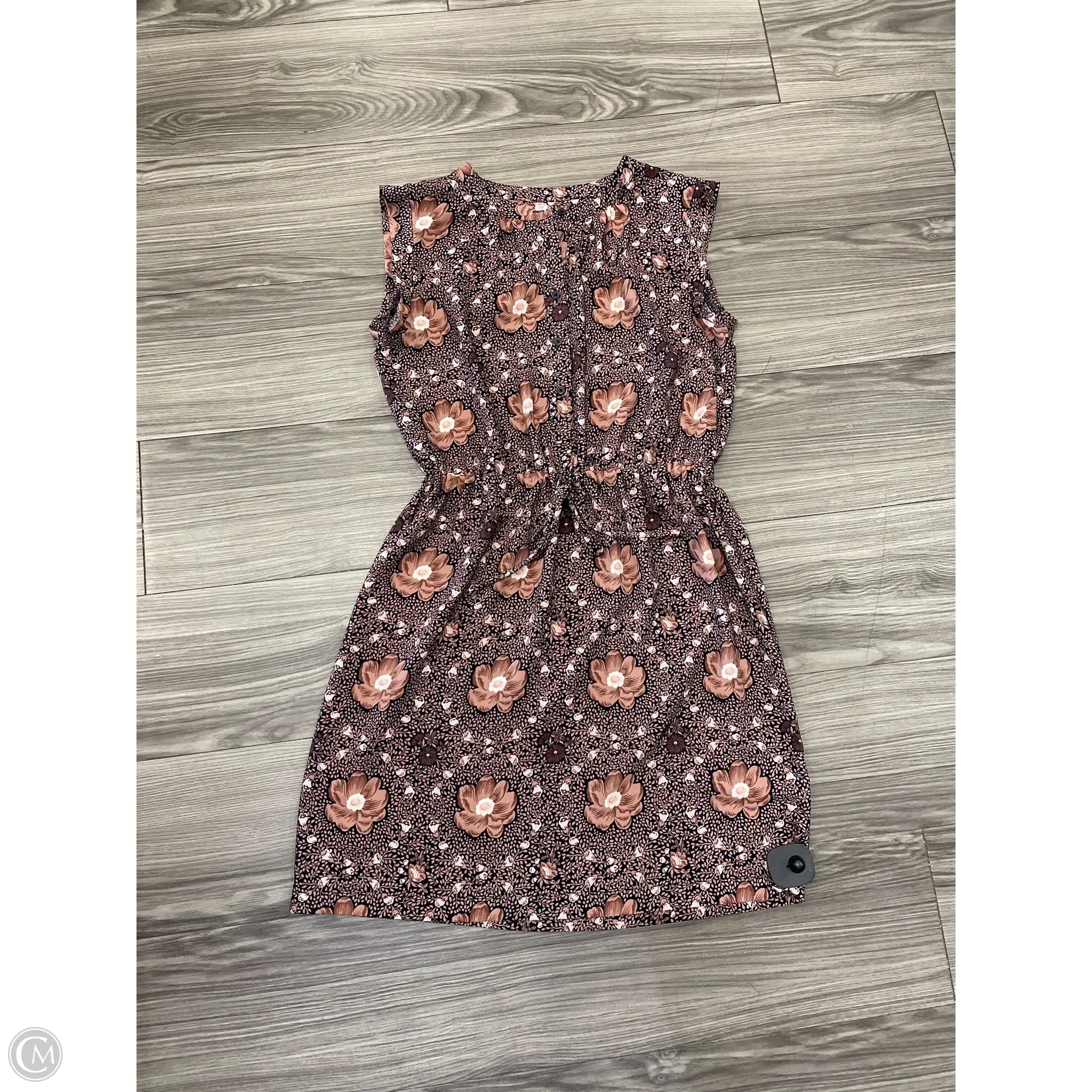 Dress Casual Short By Loft In Floral Print, Size: Sp Halter Neckline Beach