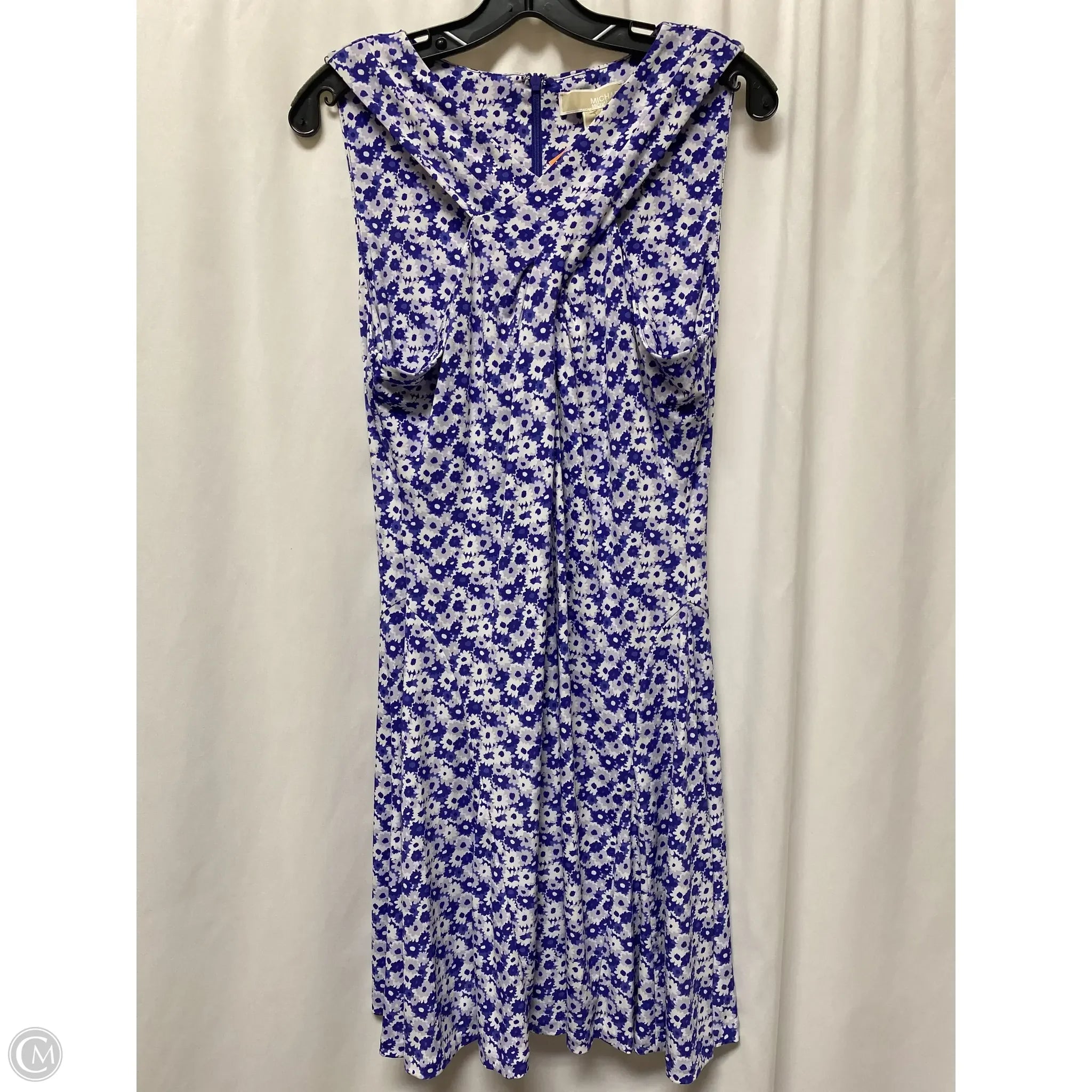Dress Casual Midi By Michael By Michael Kors In Purple, Size: L Tunics Stylish elegant
