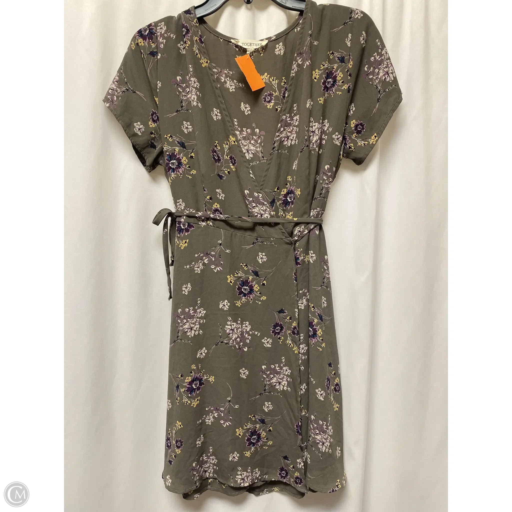 Dress Casual Midi By By Together In Grey, Size: L Tunics Bestseller popular