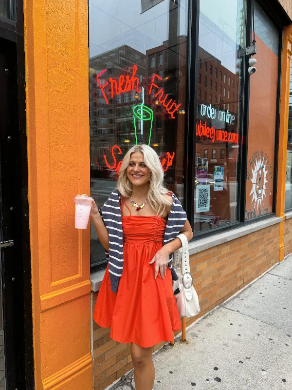 Angel Wings Mini Dress // Tangerine Chic Bohemian Mini Dress