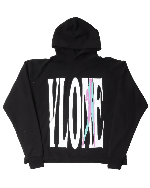 Stripper Hoodie Hoodie with High-Low Hem Asymmetrical Trendy