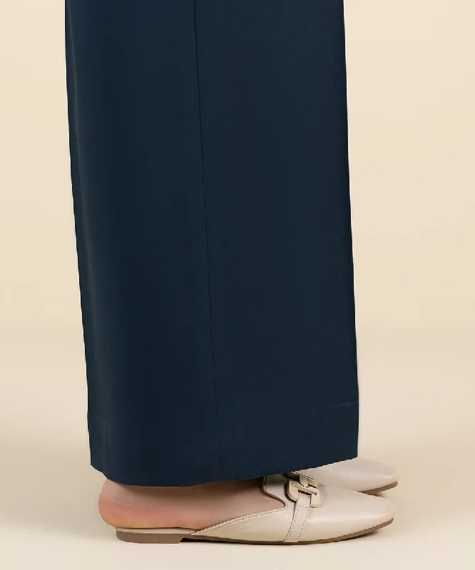 Dyed Cotton Trousers Trousers Solid Black