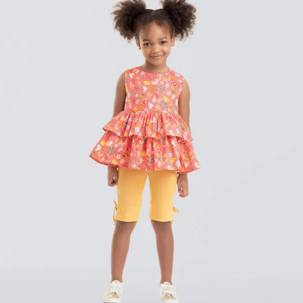 Simplicity Dress, Tops and Leggings S9154 Comfortable Power Mesh Leggings