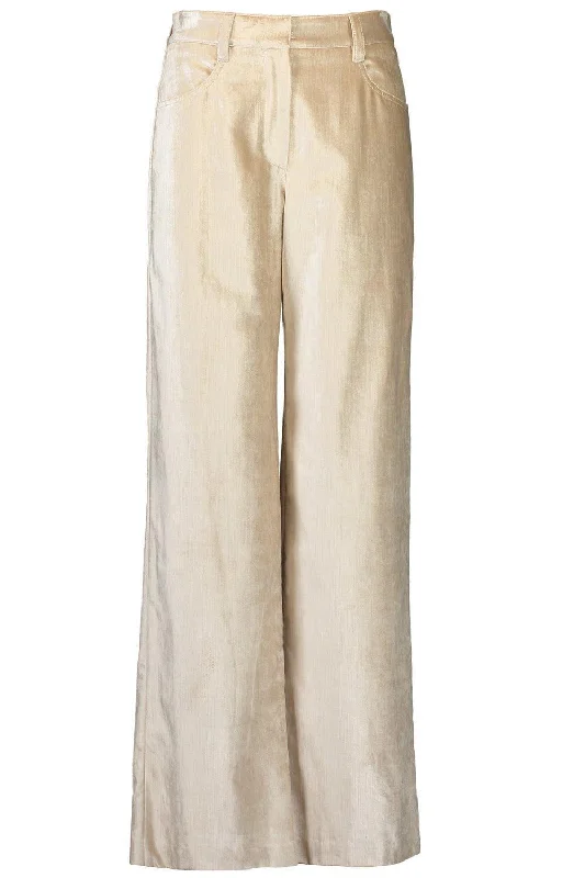 Sleek Loose Trousers Cropped Trousers Casual Linen