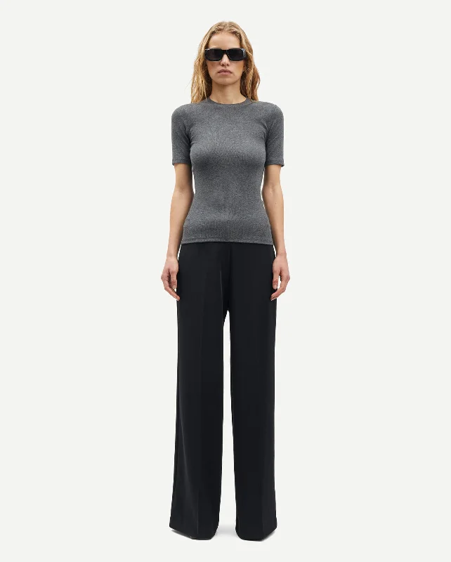 COLLOT TROUSERS 7331 / BLACK Trousers Seasonal Trendy