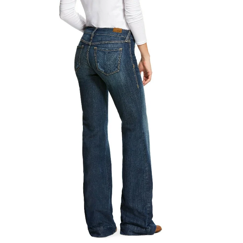 Ariat® Ladies Lucy Wide Leg Trouser Jeans 10028925 Trousers Top Rated