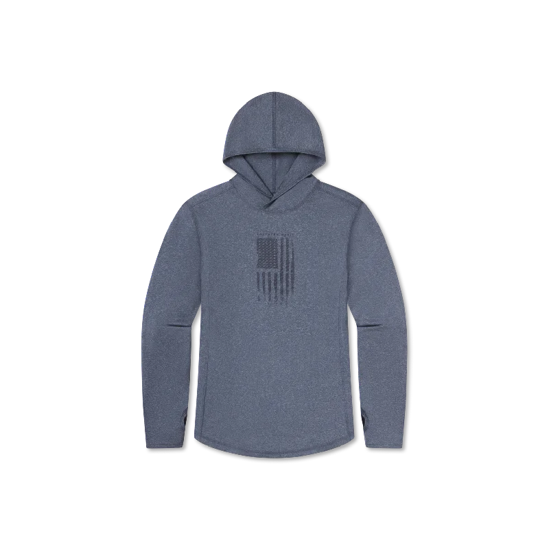 FieldTec™ Featherlight Performance Hoodie - American Waters Hoodie with Mesh Breathable Sporty FieldTec™ Featherlight Performance Hoodie - American Waters Hoodie with Mesh Breathable Sporty