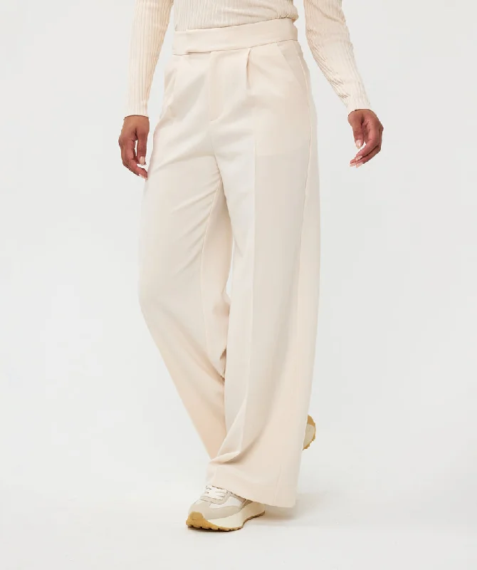 Wide Leg City Trouser Trousers Business Professional