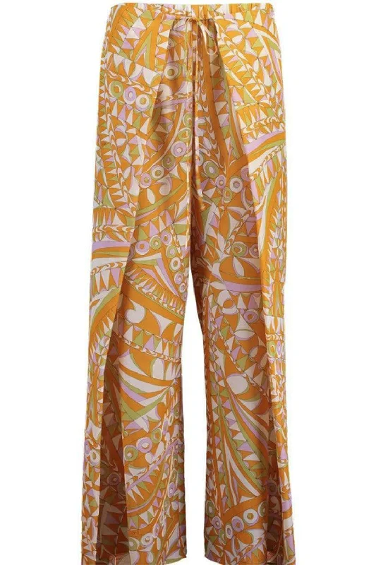 Printed Trousers Trousers chic elegant