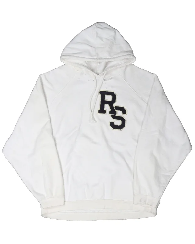 Oversized RS Hoodie Hoodie with Hem Frayed Vintage Worn