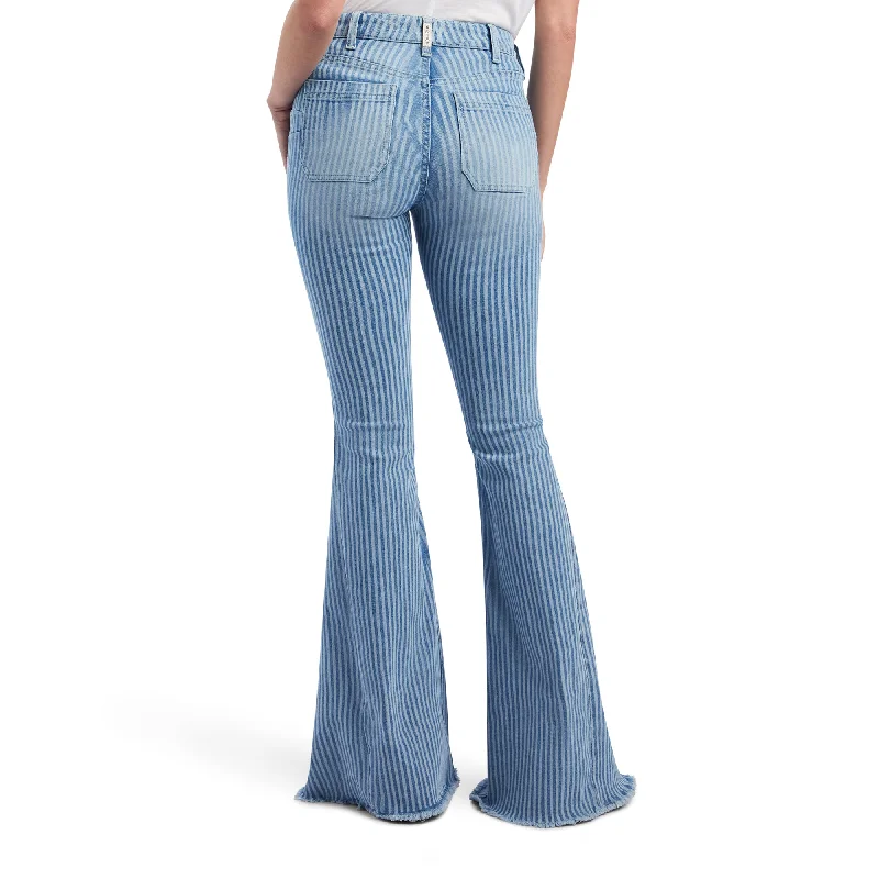 Ariat Ladies Laser Stripe Slim Light Wash Trouser Denim Jeans 10042601 Trousers stylish modern Ariat Ladies Laser Stripe Slim Light Wash Trouser Denim Jeans 10042601 Trousers stylish modern