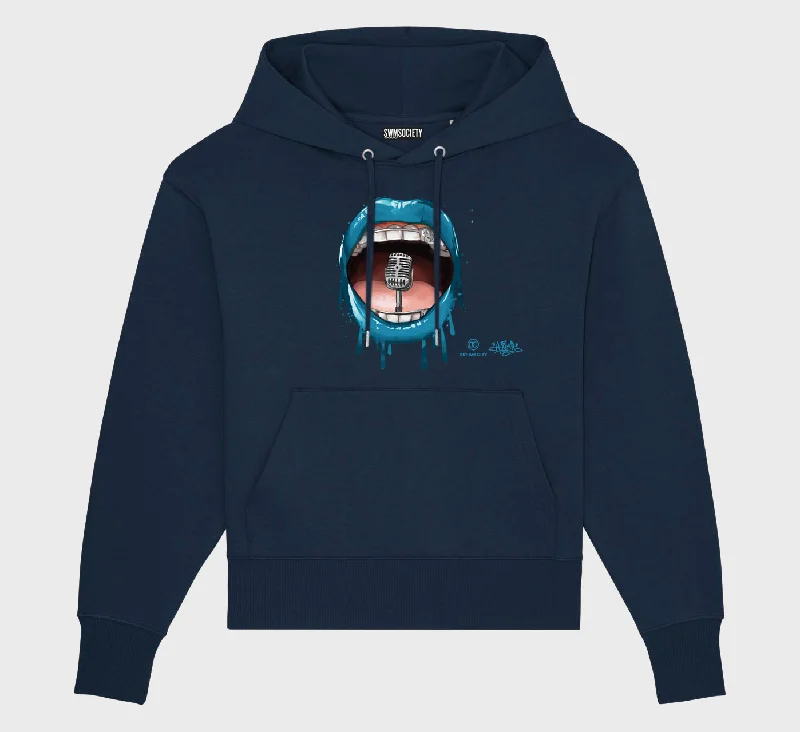SWMSociety x Dream City x Hear My Voice Hoodie Hoodie with Toggle Buttons Decorative Unique