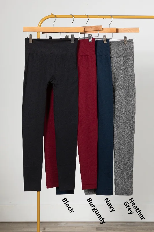Fleece Lined Leggings Comfortable Tummy Shaping Leggings
