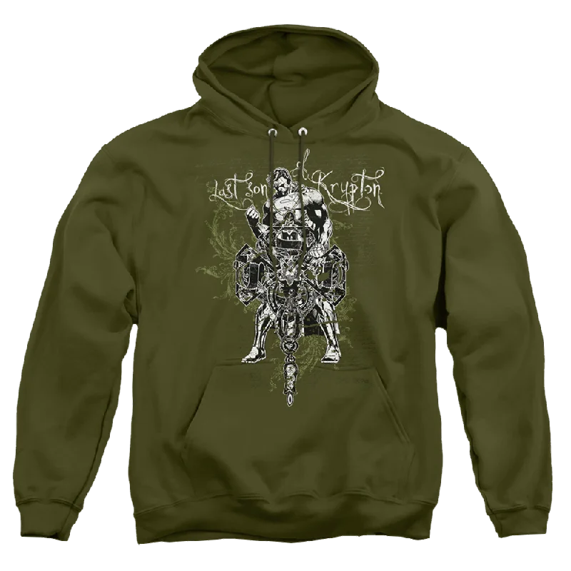 Superman Last Son Gothic - Pullover Hoodie High Neck Pullover