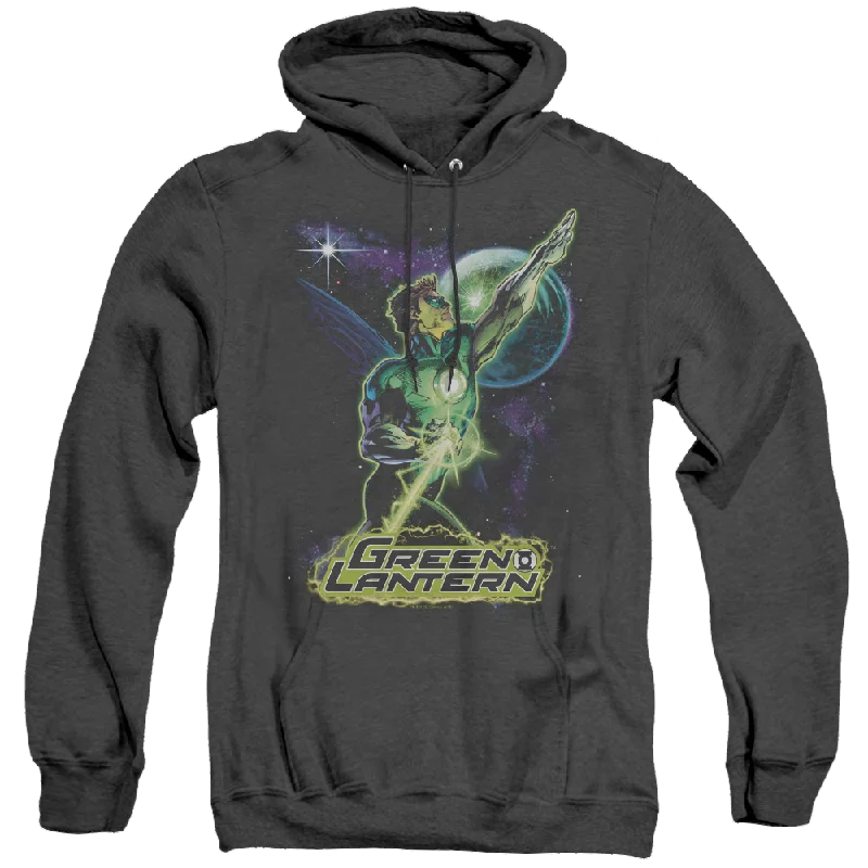 Green Lantern Hal Galaxy - Heather Pullover Hoodie Alpaca Blend Soft