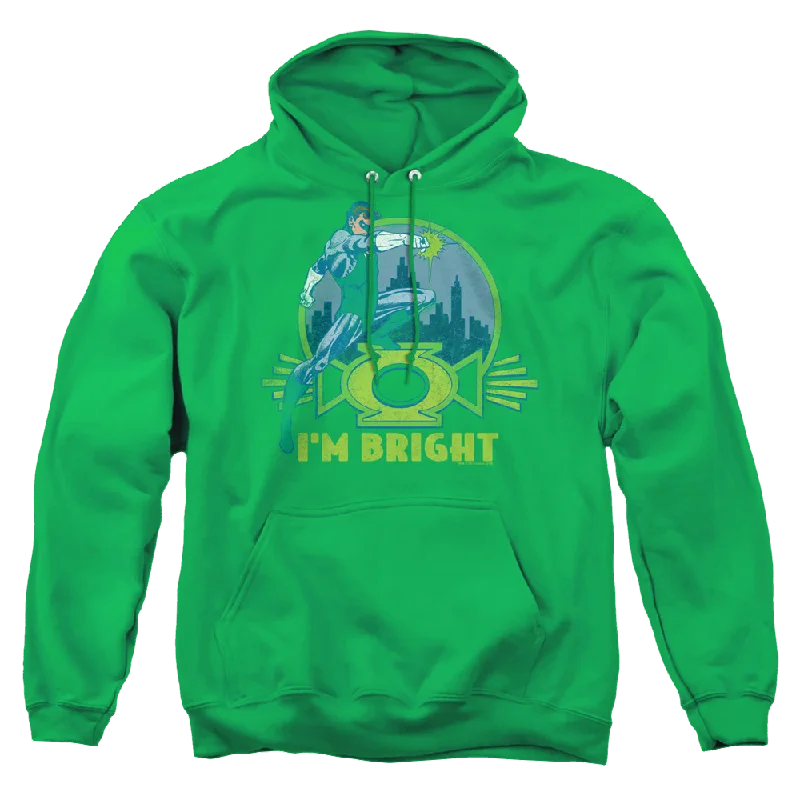 Green Lantern Im Bright - Pullover Hoodie Boat Neck Sweater
