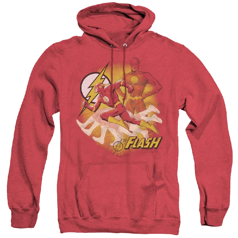 Flash, The Lightning Fast - Heather Pullover Hoodie Turtleneck Warm Pullover
