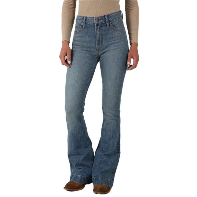 Kimes Ranch Ladies Jennifer Mid Wash Denim Trouser Jeans WJE0000008-BL036 Trousers versatile functional Kimes Ranch Ladies Jennifer Mid Wash Denim Trouser Jeans WJE0000008-BL036 Trousers versatile functional