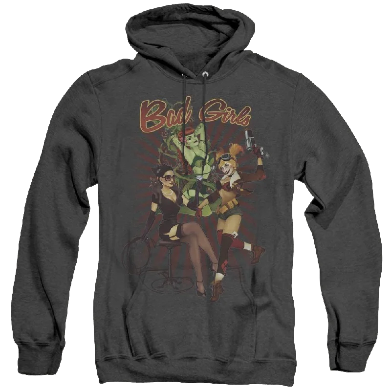More Dc Characters Bad Girls - Heather Pullover Hoodie High Neck Pullover