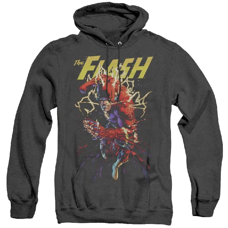 Flash, The Ripping Apart - Heather Pullover Hoodie Lantern Sleeve Elegant