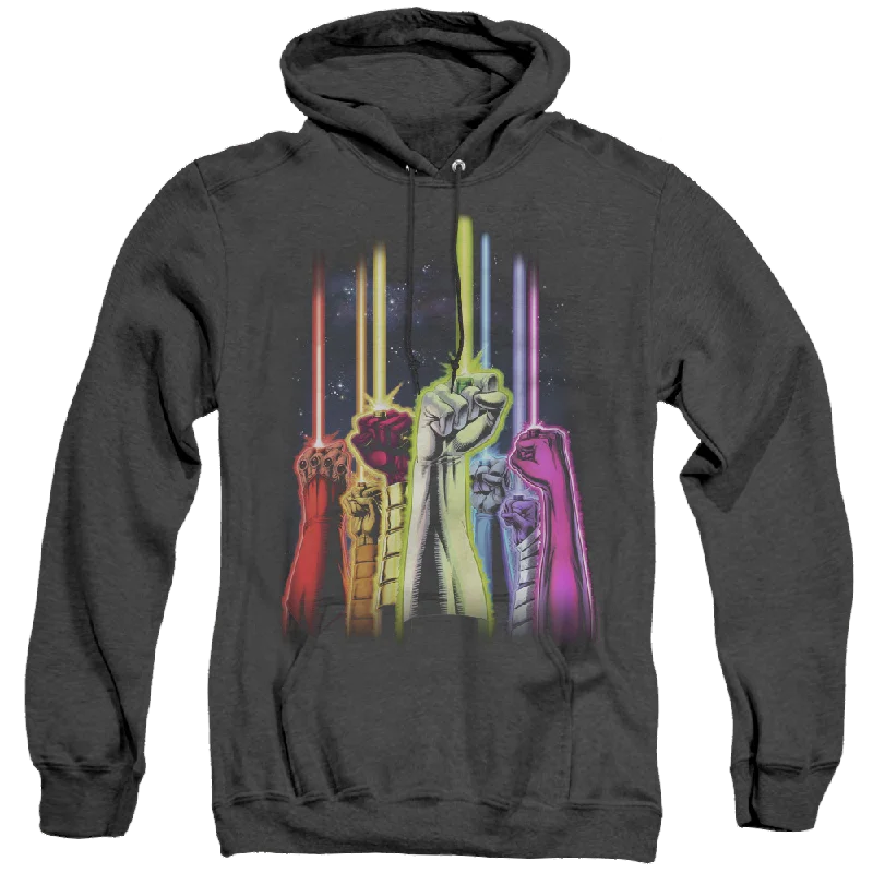 Green Lantern Rainbow Corps - Heather Pullover Hoodie Hooded Pullover Sweater