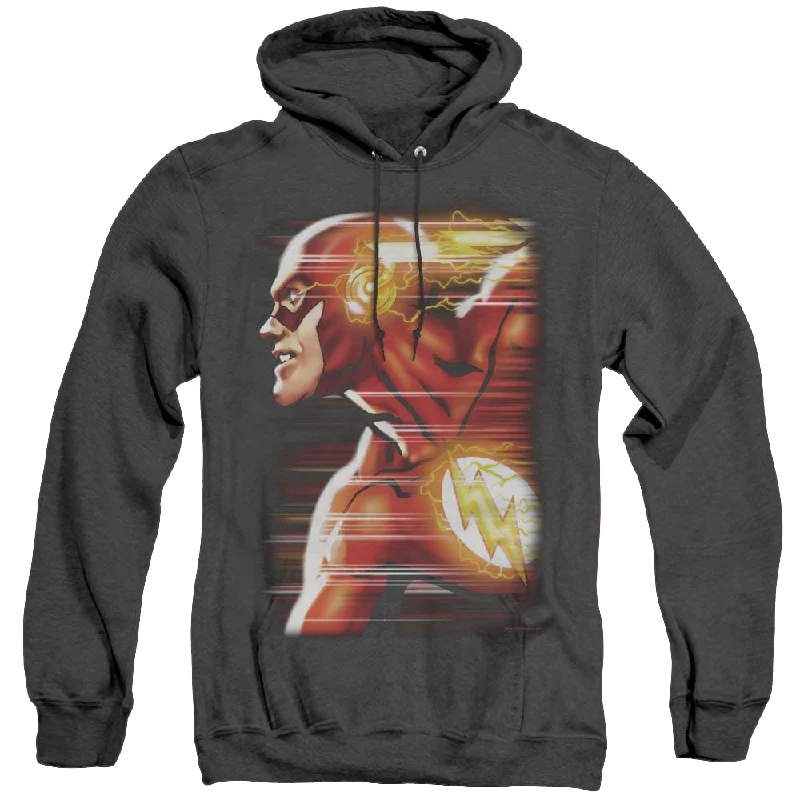 Flash, The Speed Head - Heather Pullover Hoodie Slim Sleeve Pullover