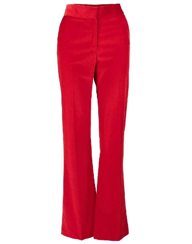 Velvet Wide Leg Trouser Trousers versatile functional
