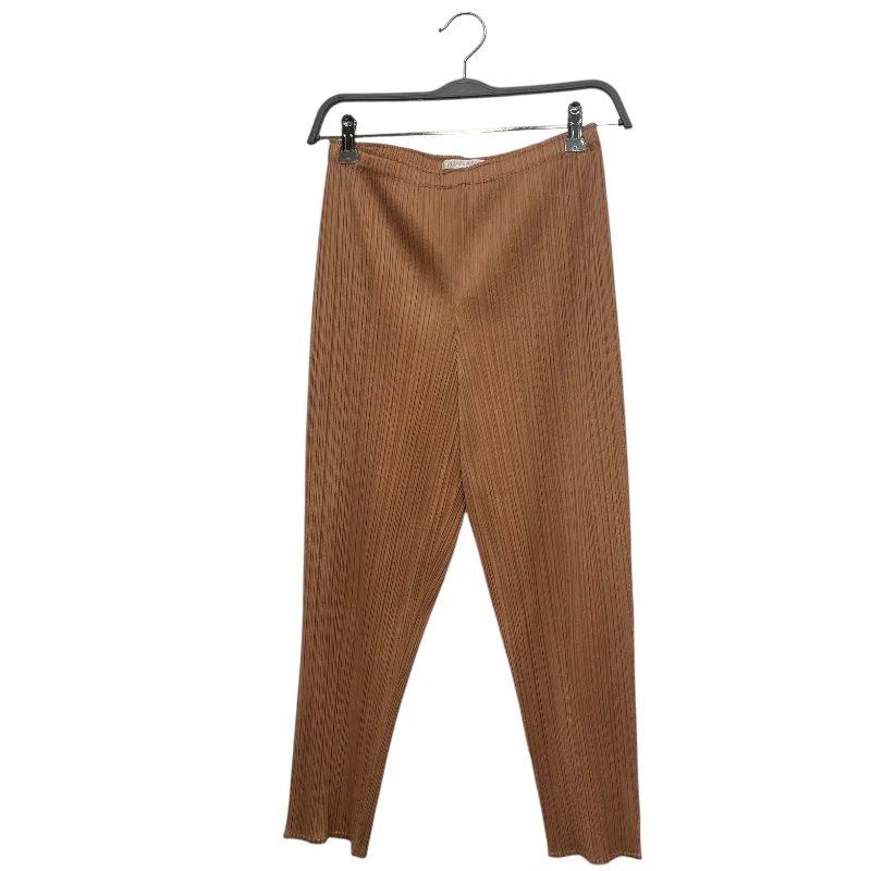 PLEATS PLEASE ISSEY MIYAKE/Straight Pants/5/Polyester/ORN/PLEATED TROUSERS Trousers Low Rise Relaxed PLEATS PLEASE ISSEY MIYAKE/Straight Pants/5/Polyester/ORN/PLEATED TROUSERS Trousers Low Rise Relaxed