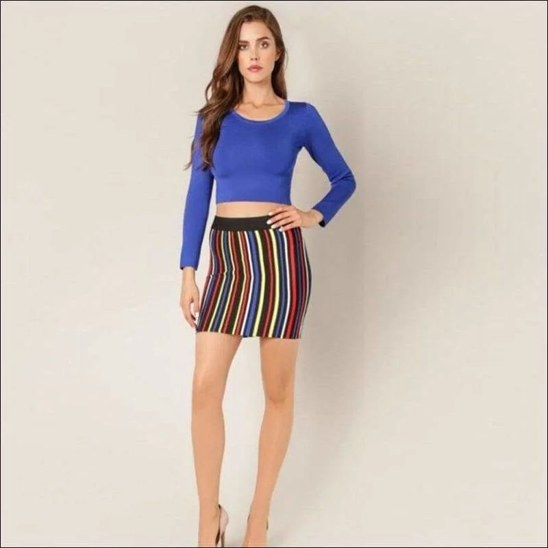Winnal Women's Skirt Set Crop Tops And Maxi Striped Bodycon Striped Bandage Club Party Dress Twinset For Women Collared Crop Top Boat Neck A-Line Winnal Women's Skirt Set Crop Tops And Maxi Striped Bodycon Striped Bandage Club Party Dress Twinset For Women Collared Crop Top Boat Neck A-Line