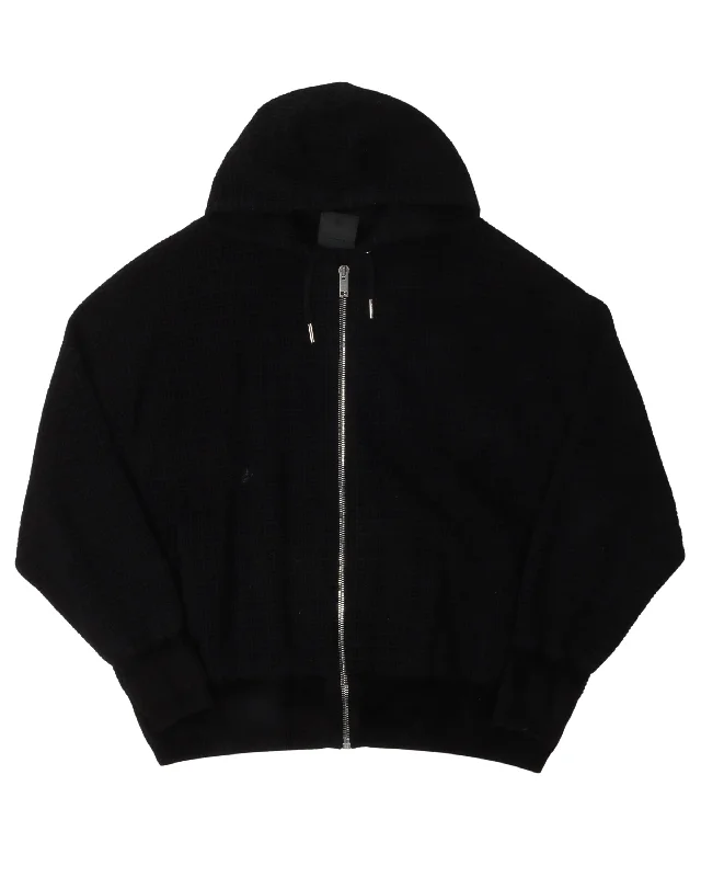 Zip-Up Hoodie Hoodie with Illustration Artistic Creative