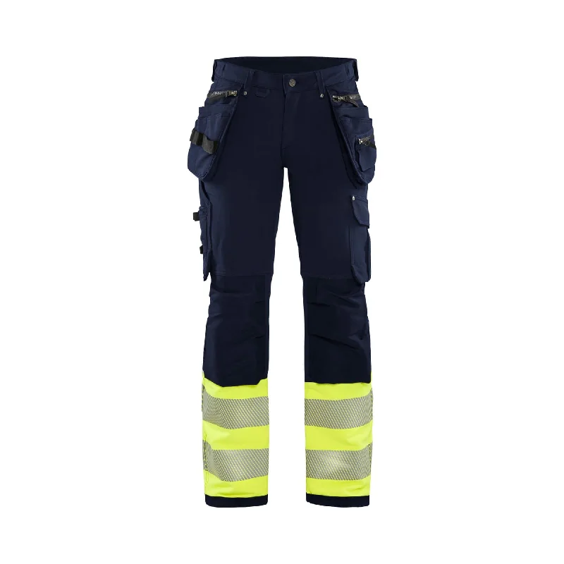 Blaklader 7193 Ladies Hi-Vis Trousers 4-Way-Stretch - Womens (71931642) Trousers Prom Sequined Blaklader 7193 Ladies Hi-Vis Trousers 4-Way-Stretch - Womens (71931642) Trousers Prom Sequined