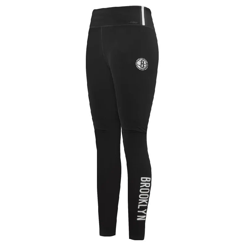 LEGGINGS NBA BROOKLYN NETS CLASSIC ESSENTIALS PARA MUJER Fashionable Solid Color Tights LEGGINGS NBA BROOKLYN NETS CLASSIC ESSENTIALS PARA MUJER Fashionable Solid Color Tights