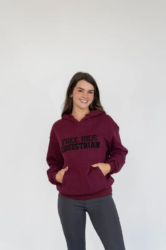Varsity Logo Hoodie Hoodie Jacket Zipper Layering