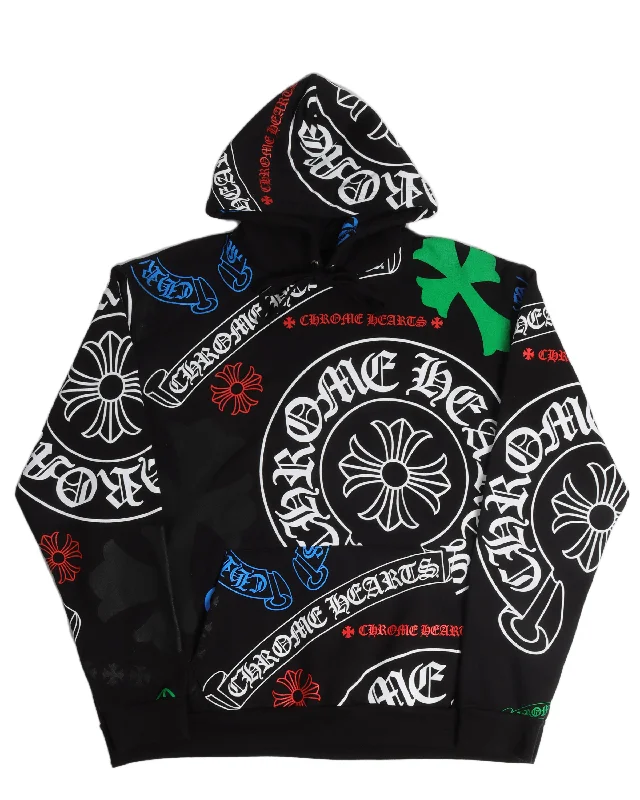 Stencil Hoodie Hoodie with Camouflage Military Edgy