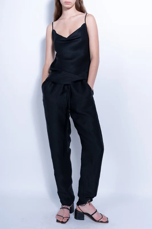 Tapered Pajama Trousers Trousers cozy soft