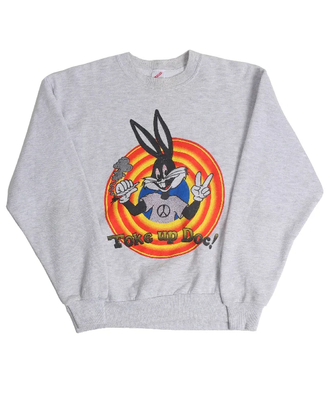 Grey Toke Up Doc! Sweatshirt Hoodie with Reflective Safety Nightwear