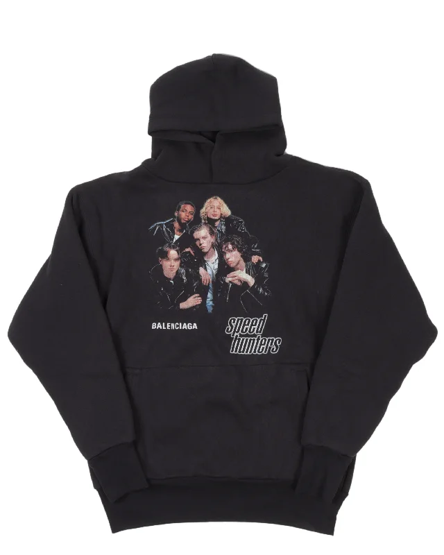 Speed Hunters Hoodie Hoodie with Monochrome Minimalist Simple