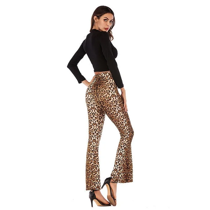 Women Leggings high waist pants Trendy Leather-Look Workout Leggings