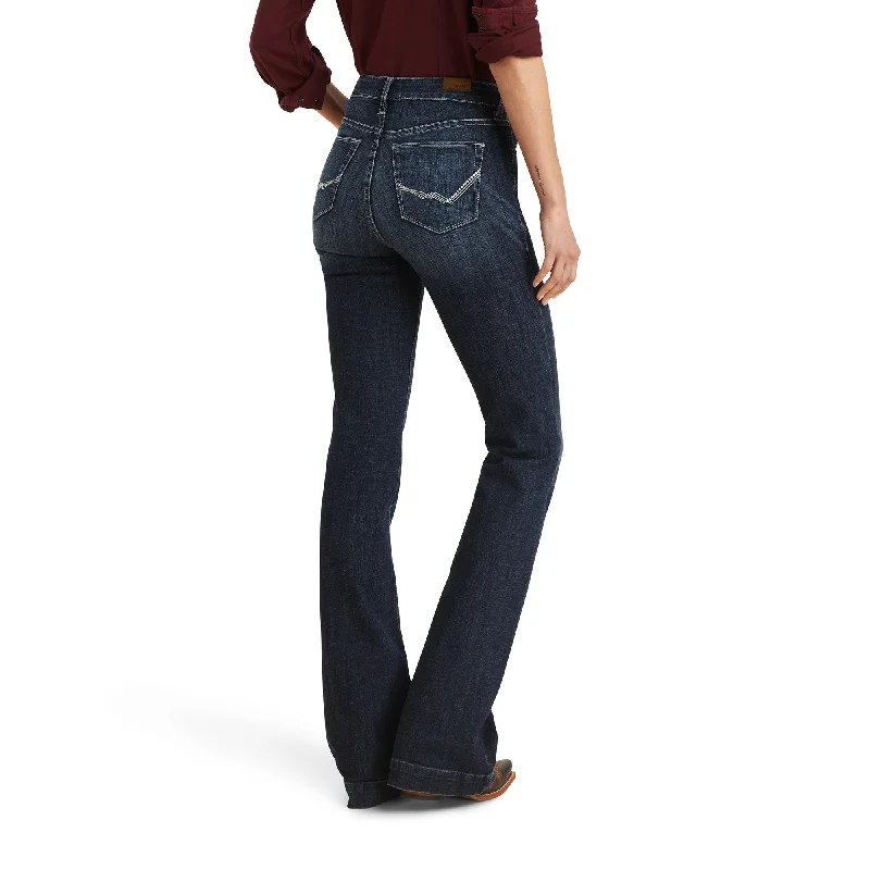 Ariat® Ladies Ryki Slim Dark Wash Denim Trouser Pants 10043209 Trousers practical durable Ariat® Ladies Ryki Slim Dark Wash Denim Trouser Pants 10043209 Trousers practical durable