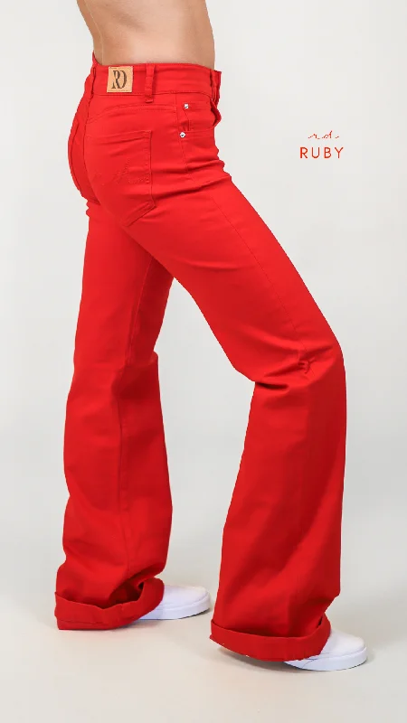 SIGNATURE TROUSER - RUBY Trousers Timeless Classic