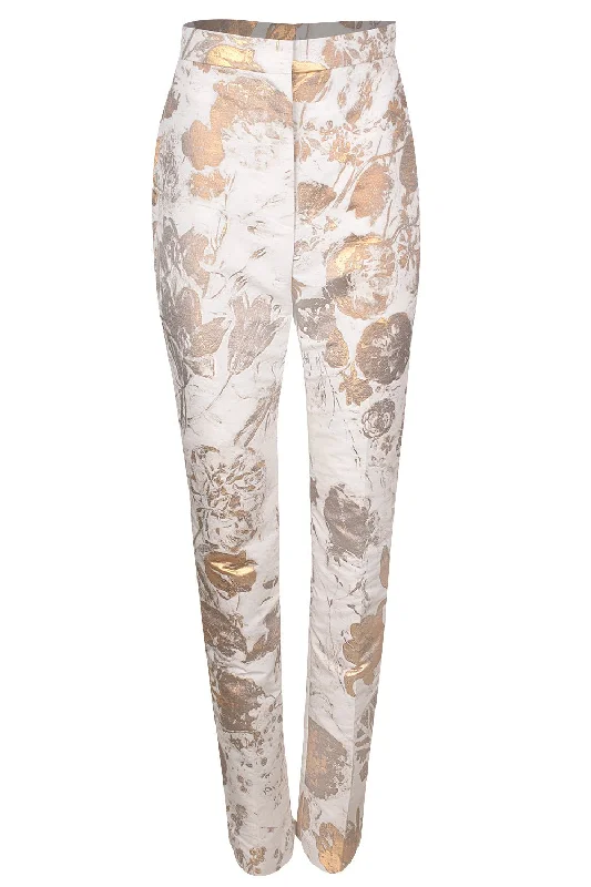Slim Leg Trouser Trousers Canvas Durable