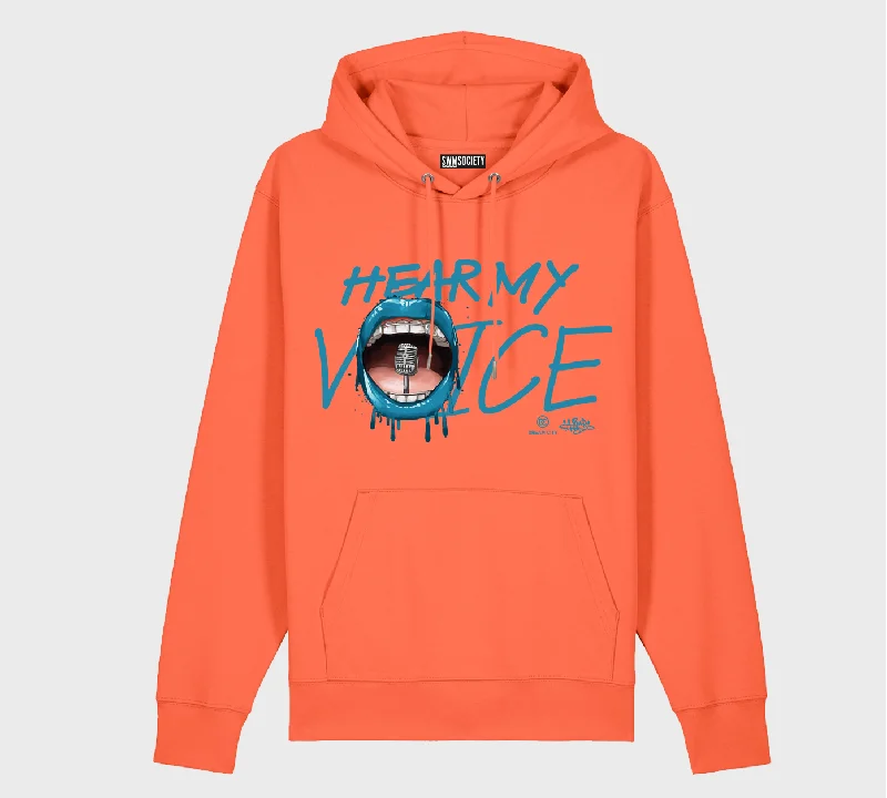 SWMSociety x Dream City x Hear My Voice Hoodie Hoodie with Snap Buttons Easy Quick