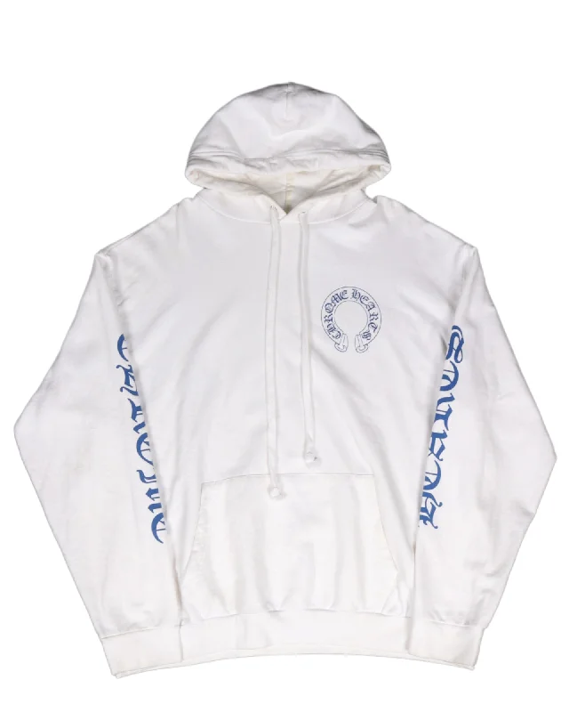 Double Cross Hoodie Hoodie with Crew Neck Simple Timeless