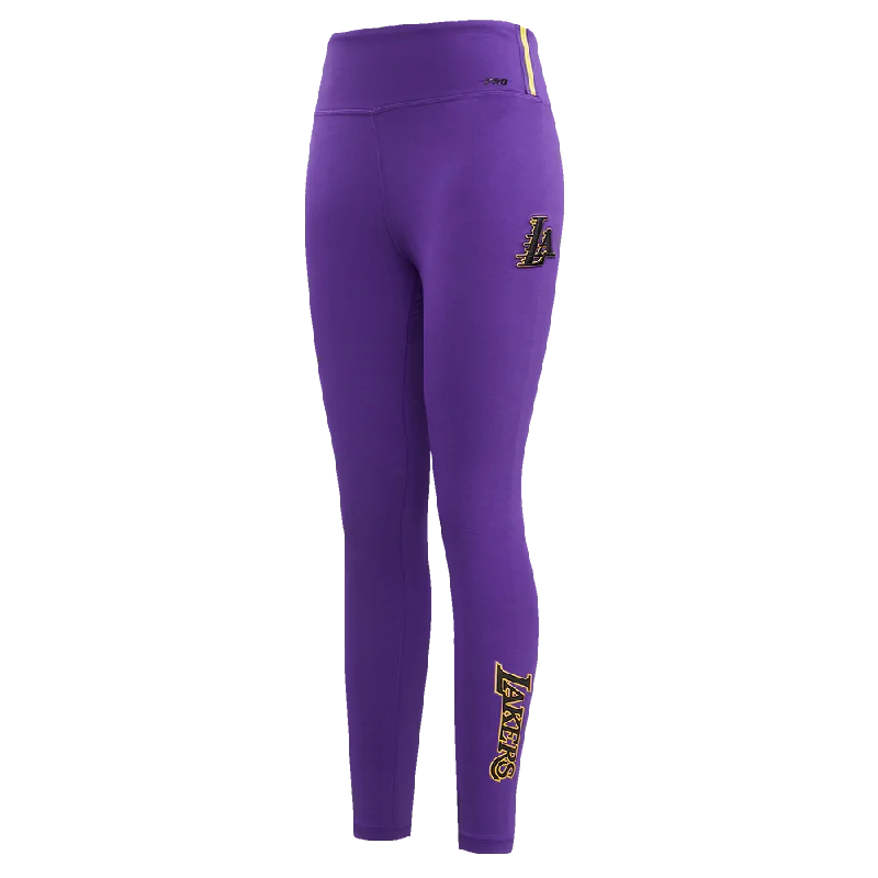 LEGGINGS NBA LOS ANGELES LAKERS CLASSIC ESSENTIALS PARA MUJER Comfortable Zip-Up Leggings LEGGINGS NBA LOS ANGELES LAKERS CLASSIC ESSENTIALS PARA MUJER Comfortable Zip-Up Leggings