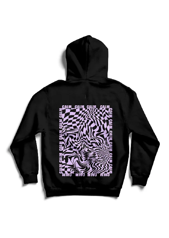 Calm / Oversized Pullover Hoodie Hoodie with Crew Neck Simple Timeless