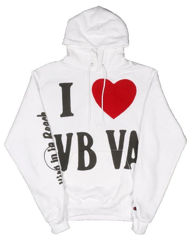 Virginia Beach Pharrel Hoodie Hoodie with Stripes Bold Sporty