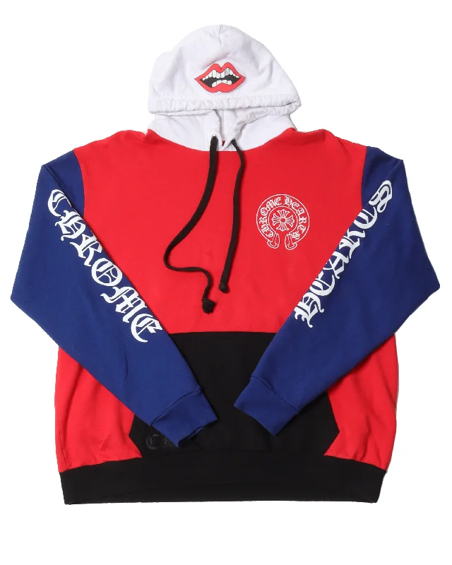 Multicolor Mattyboy Hoodie Hoodie with Hem Embroidery Detailed Premium