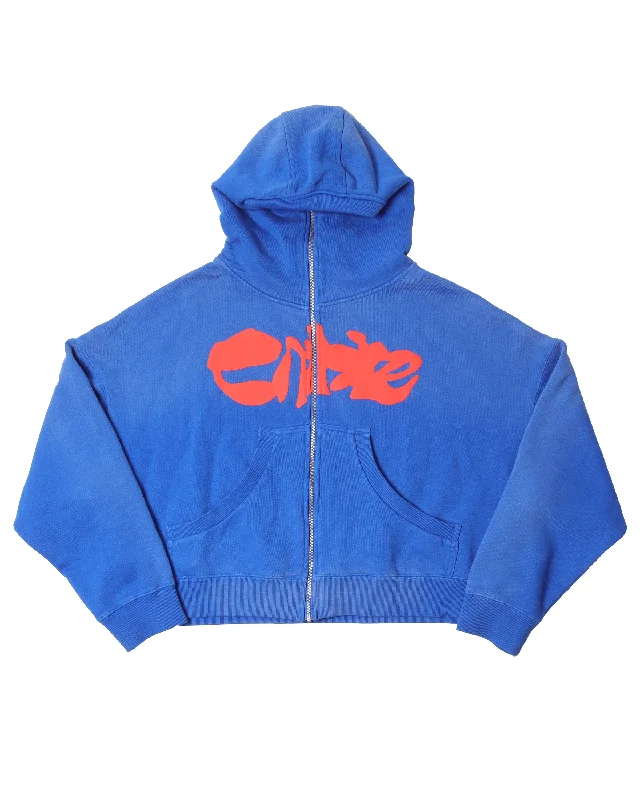 Collard Zip Up Hoodie Hoodie with Strings Custom Fit Adjustable