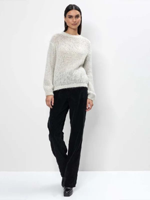 H Black Corduroy Trousers Trousers Running Lightweight